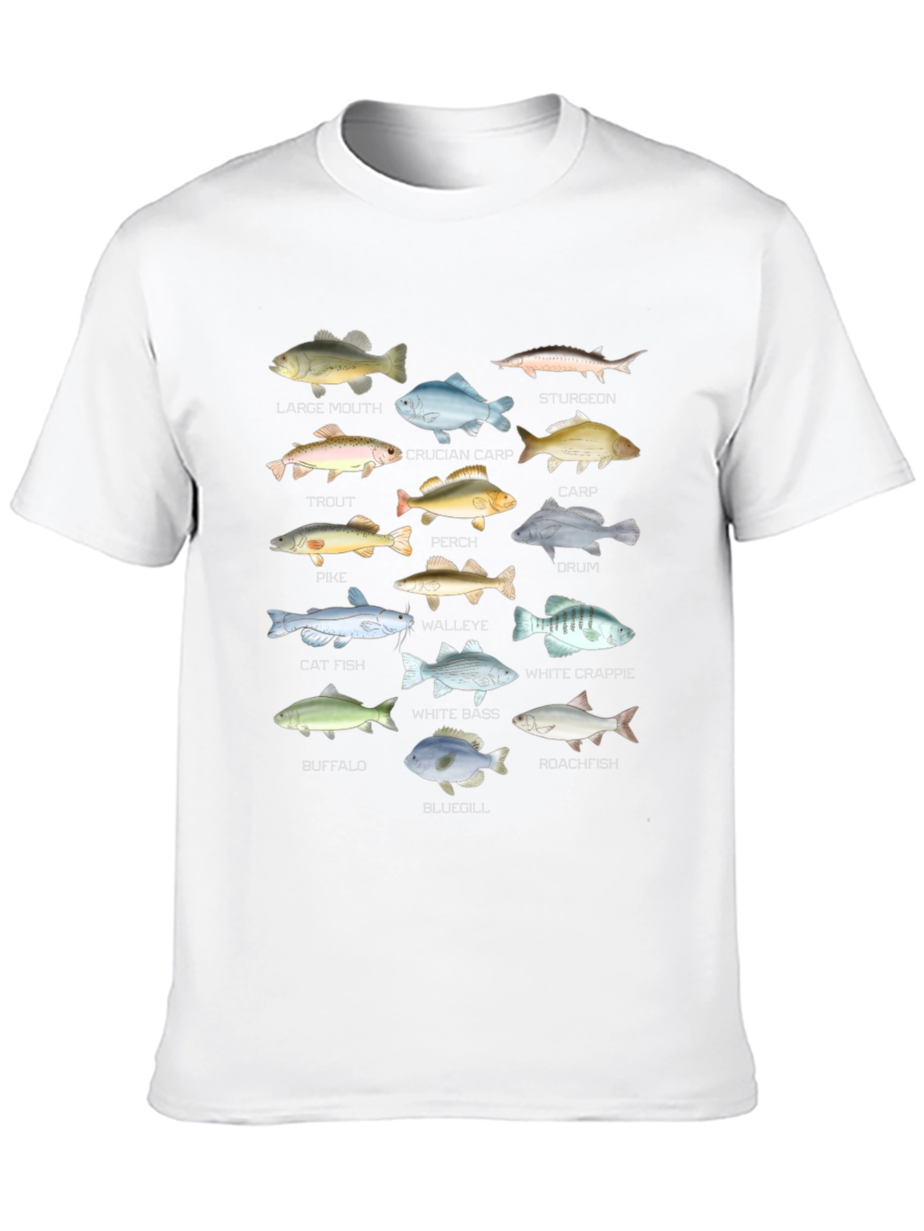Fish Species Graphic T-Shirt