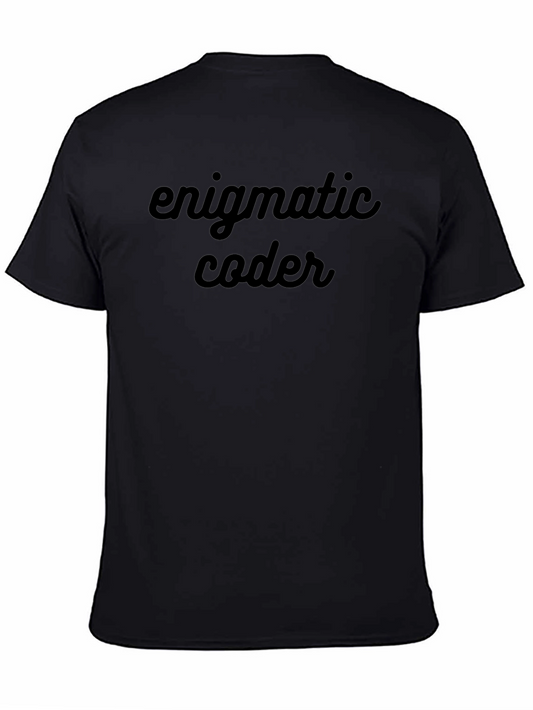 Enigmatic Coder Black T-Shirt