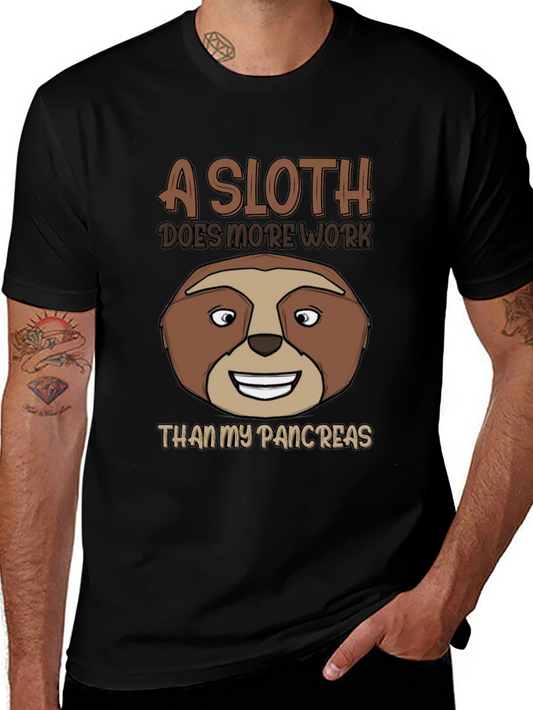 Funny Sloth Pancreas T-Shirt