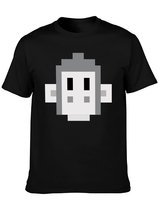 Pixelated Monkey T-Shirt - Retro Gaming Style