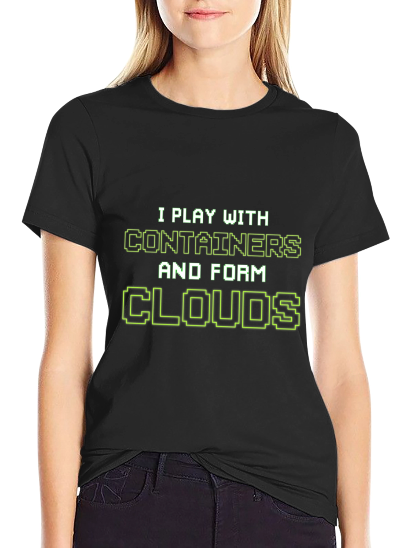 I Play With Containers T-Shirt - Cloud Computing Tee