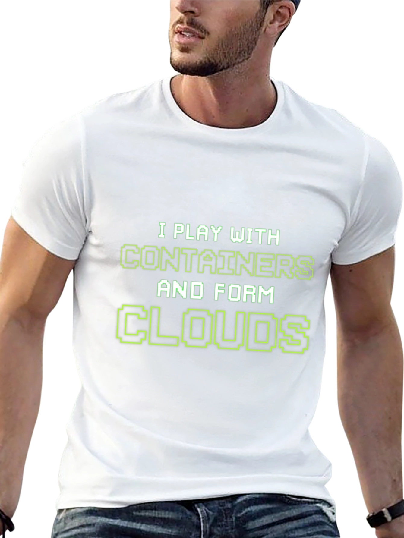 I Play With Containers T-Shirt - Cloud Computing Tee