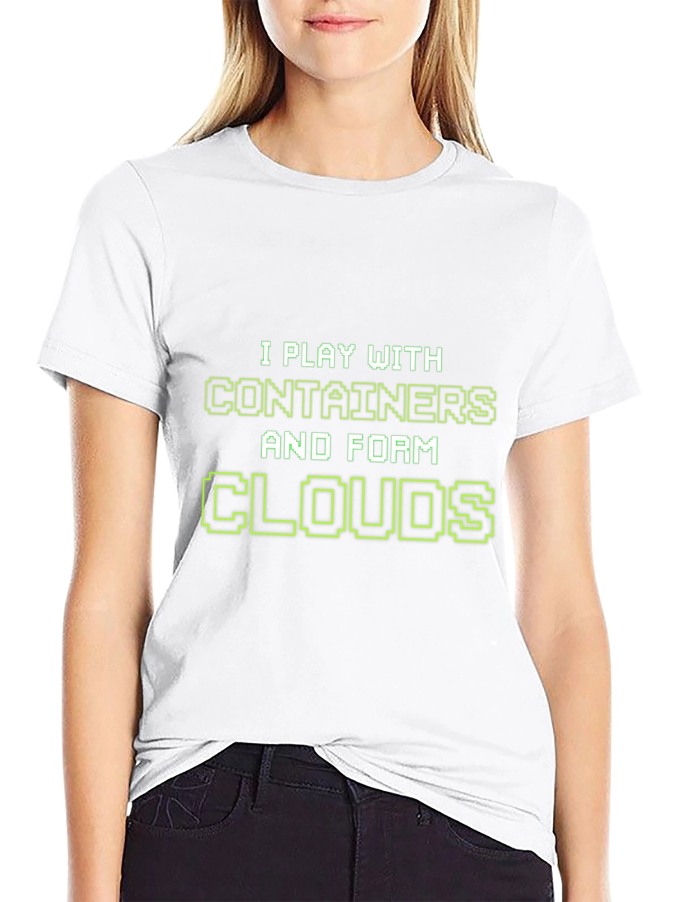 I Play With Containers T-Shirt - Cloud Computing Tee
