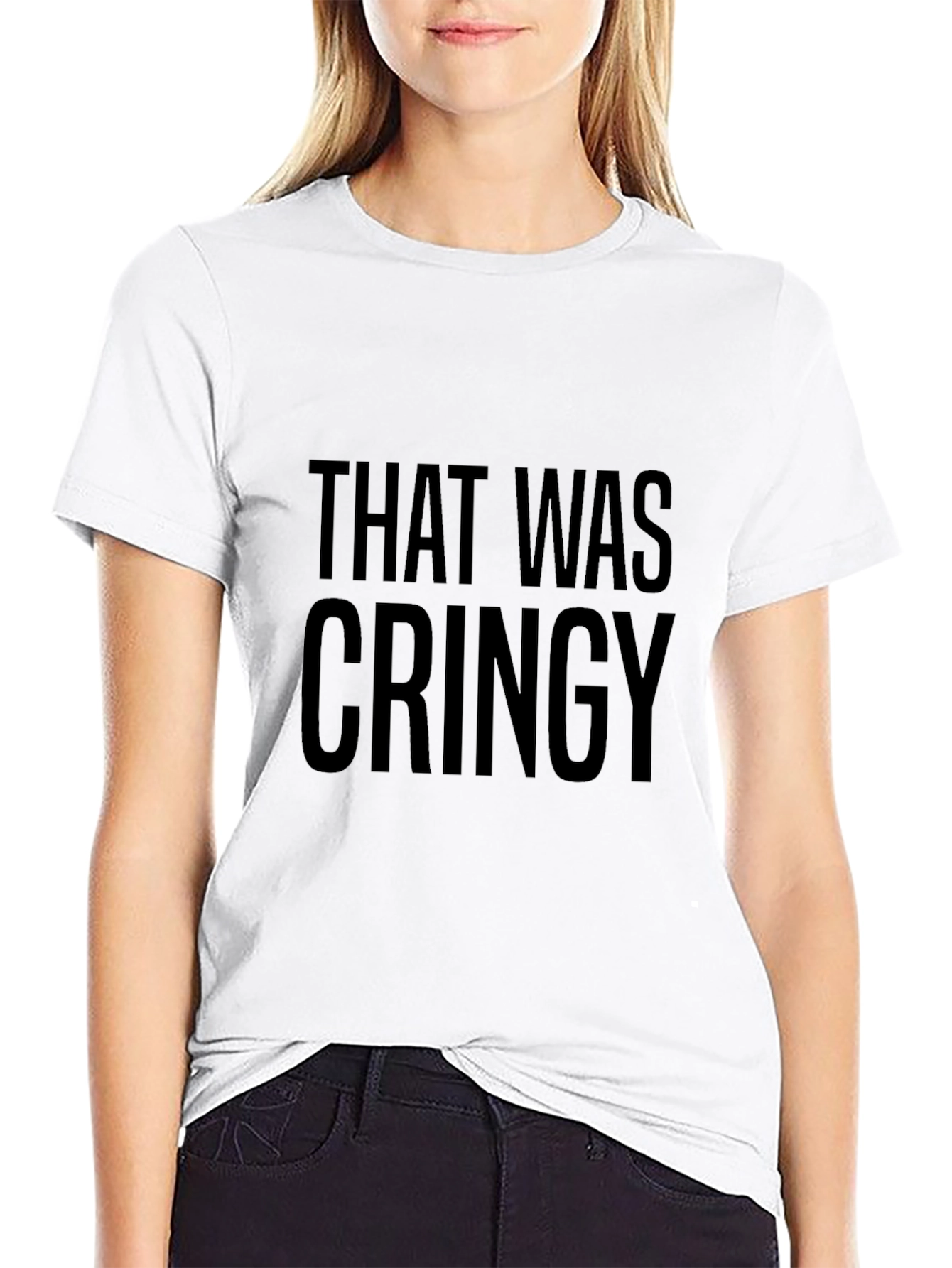 That Was Cringy Black Tee