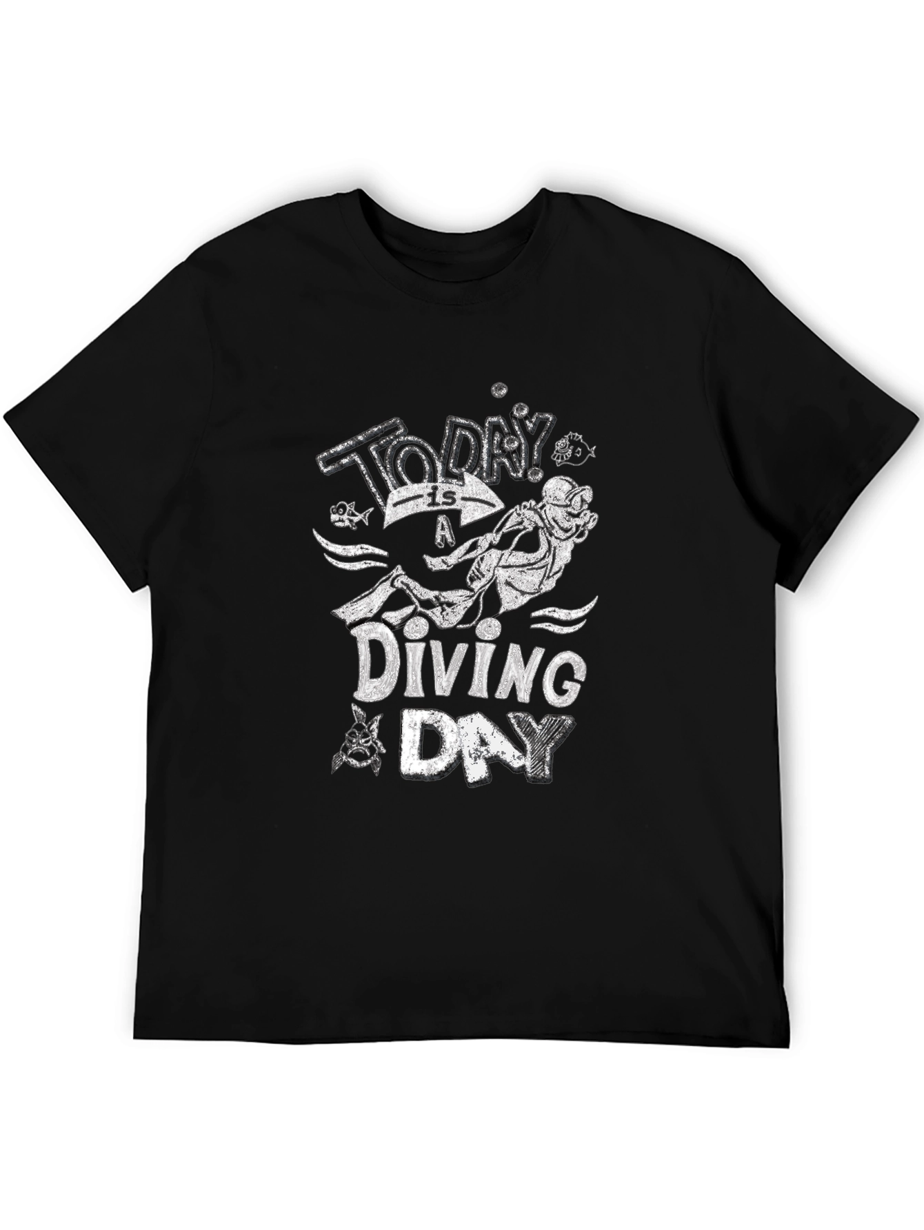Diving Day Graphic T-Shirt - Dive Adventure Tee