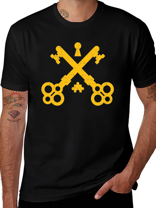 Vatican Keys Black T-Shirt