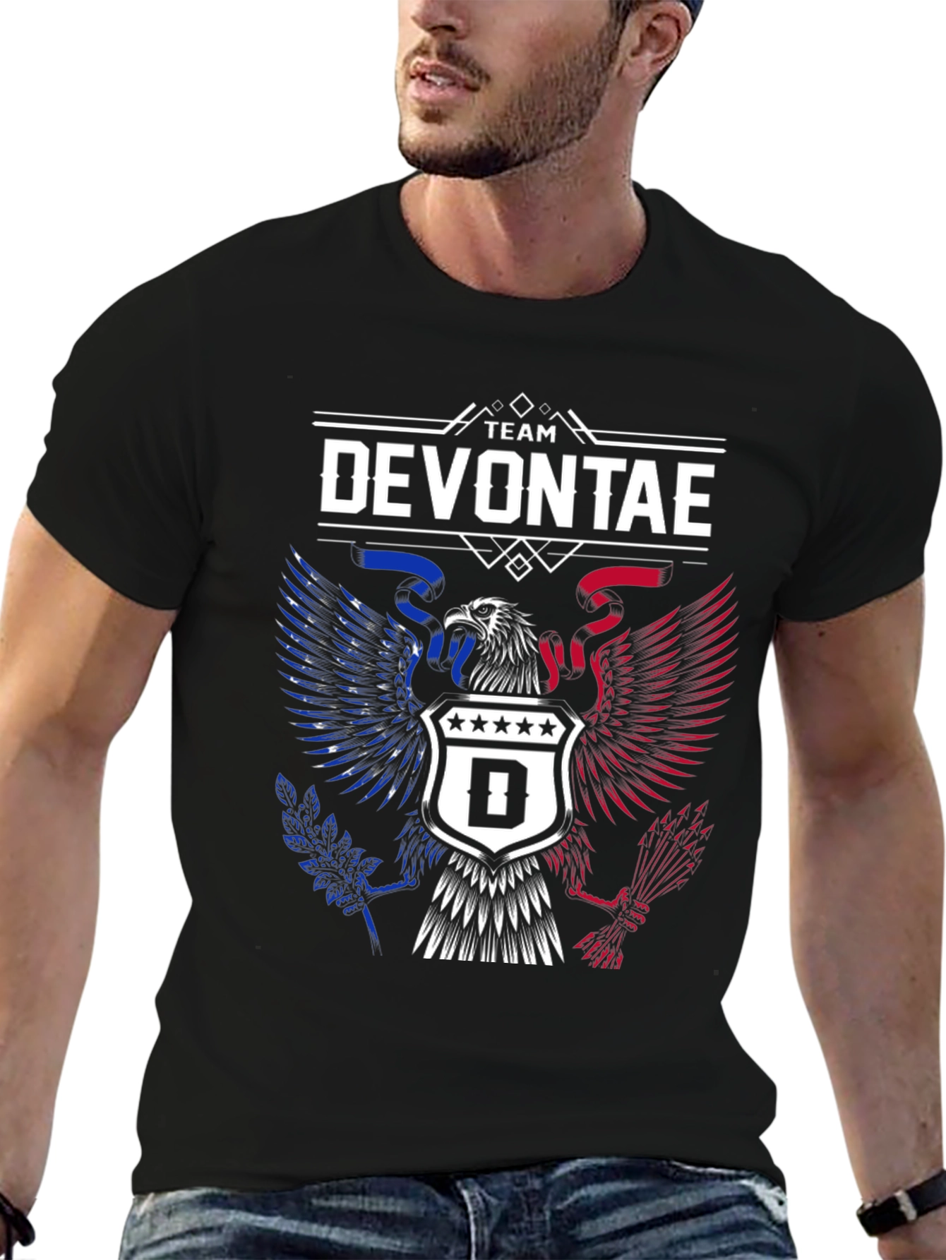 Team Devontae Patriotic Eagle T-Shirt