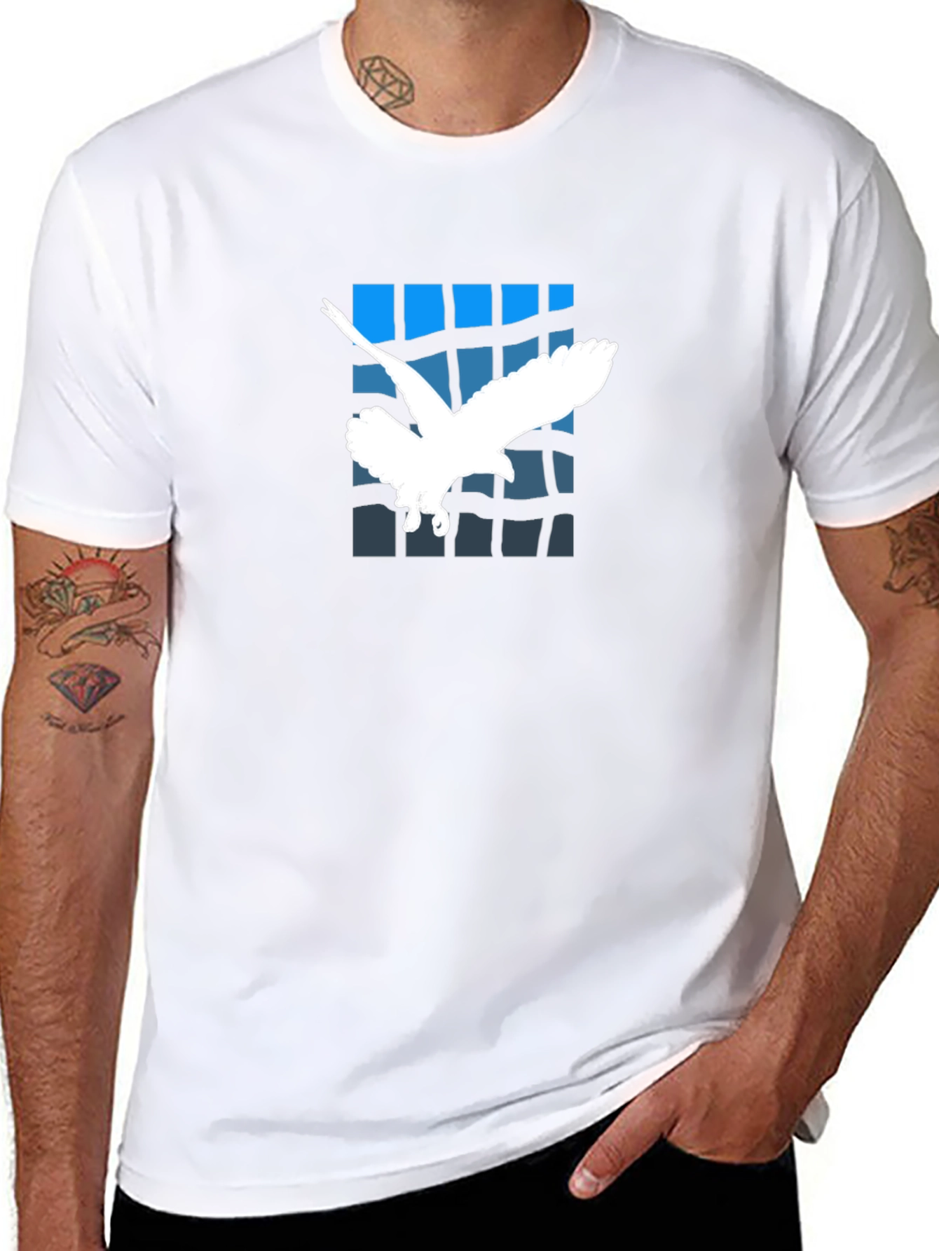 Eagle Graphic Black T-Shirt