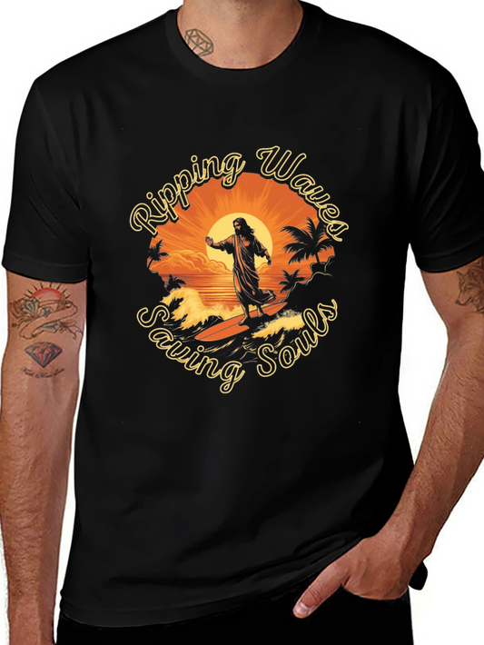Ripping Waves Saving Souls Tee