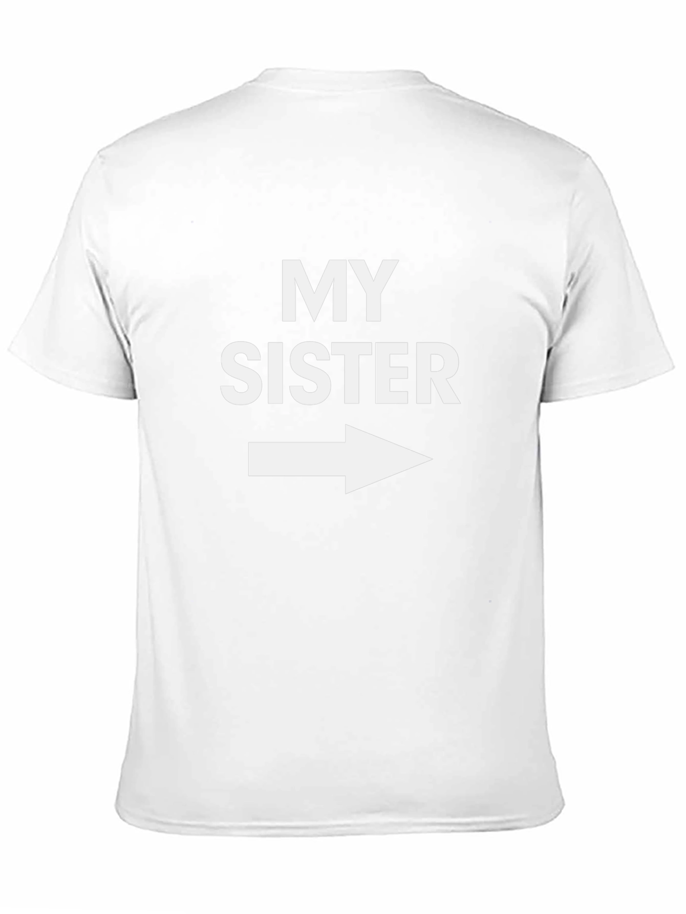 My Sister Arrow Tee - Novelty Graphic T-Shirt