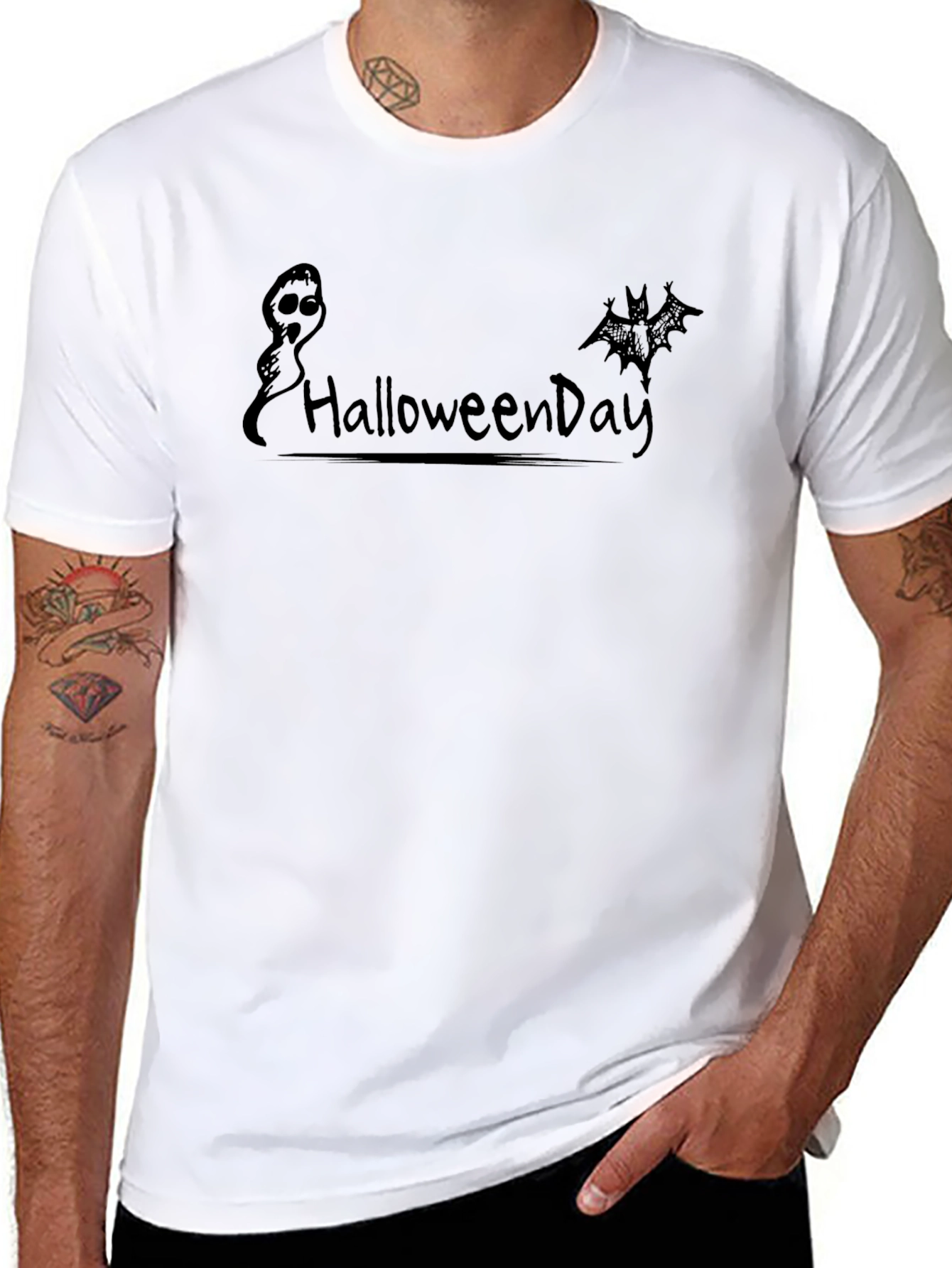 HalloweenDay Black Graphic T-Shirt