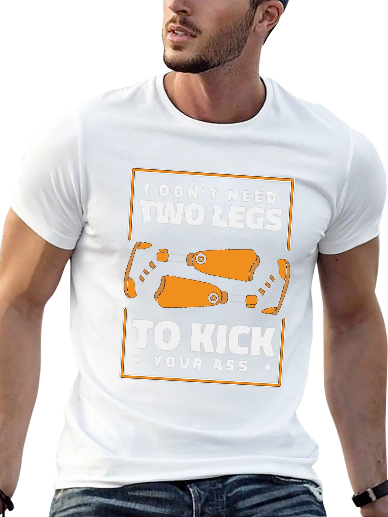 I Dont Need Two Legs Graphic Tee
