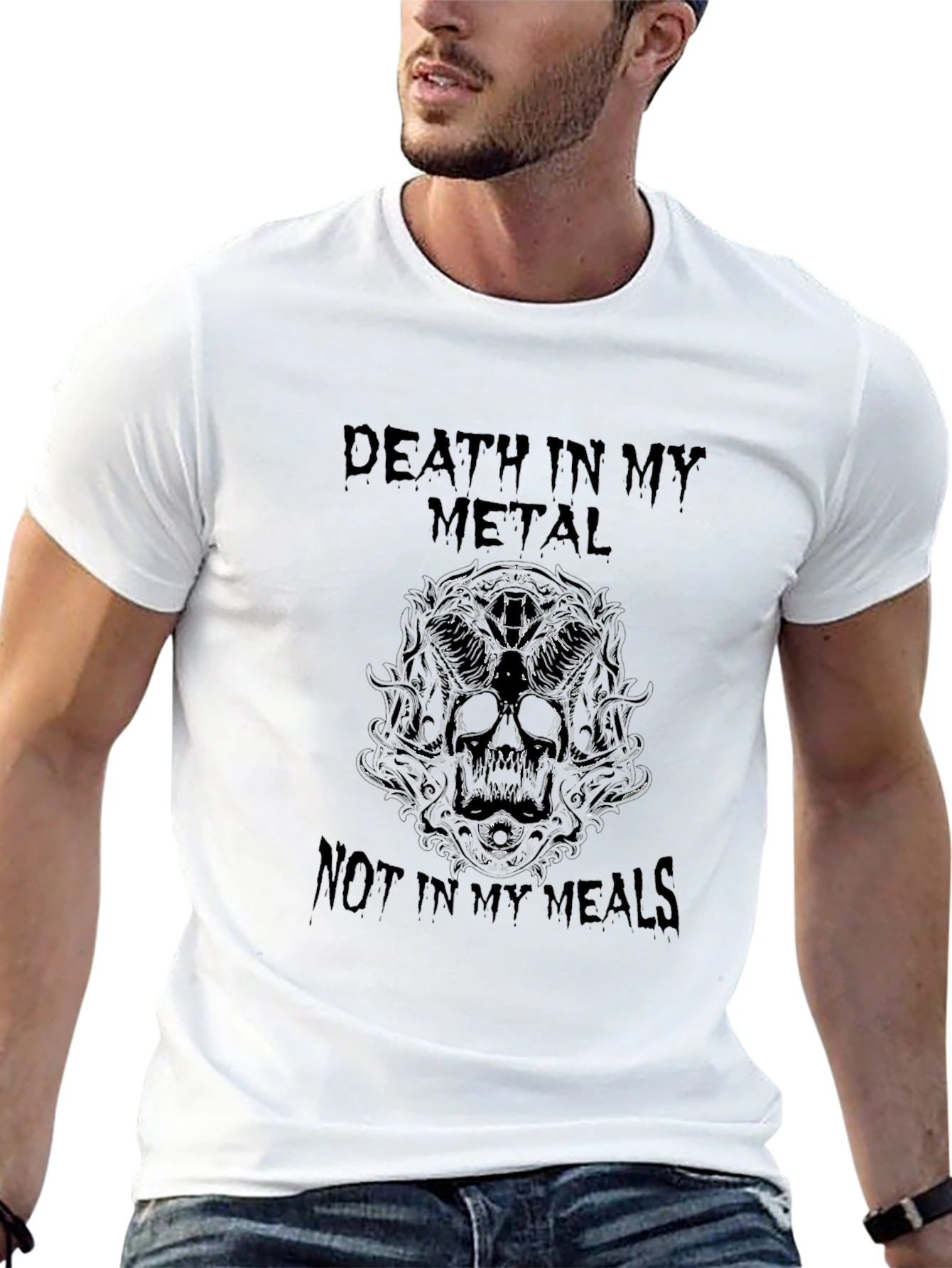 Death Metal T-Shirt: Skull Graphic Tee
