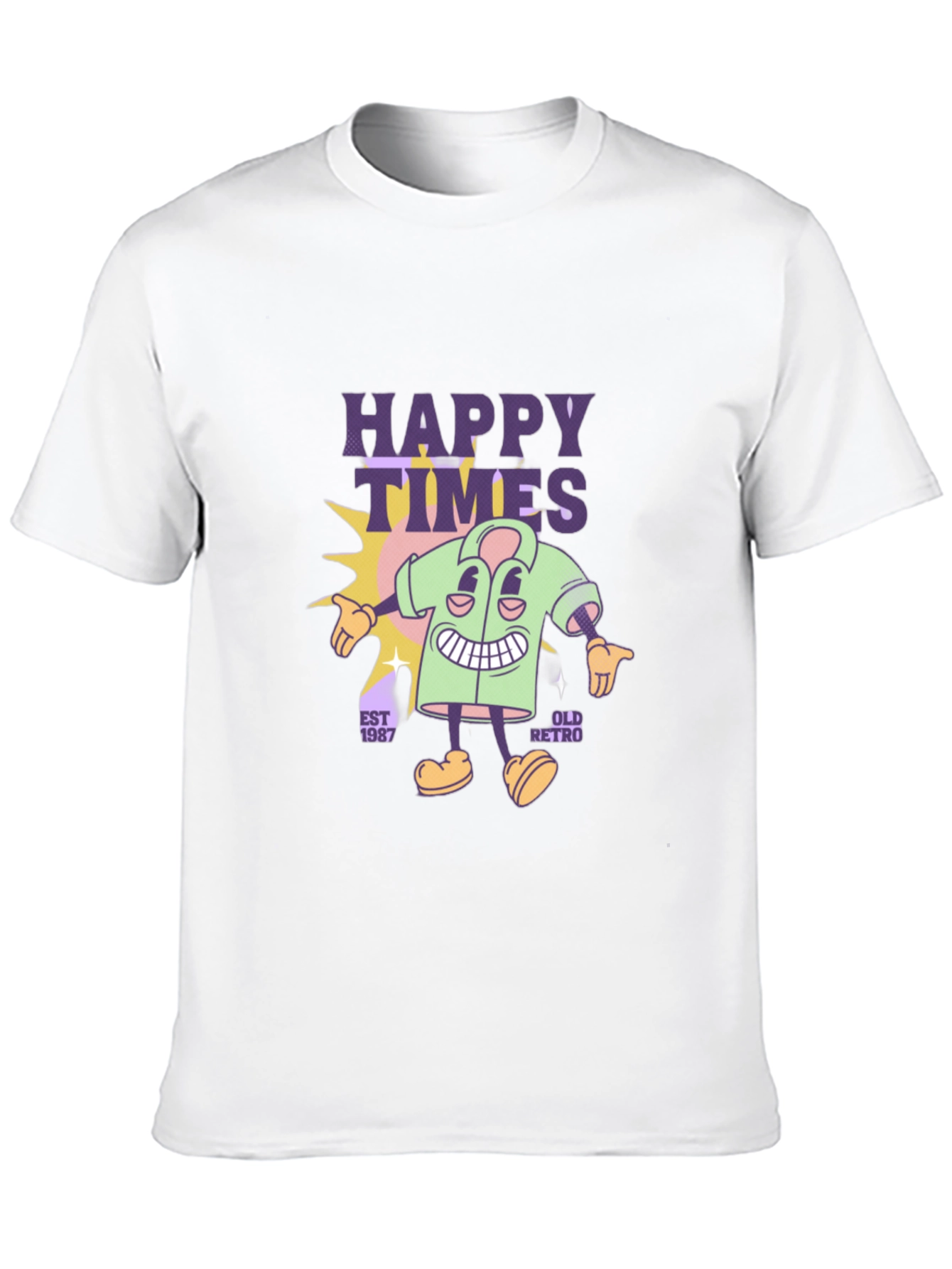 Happy Times Retro Graphic Tee