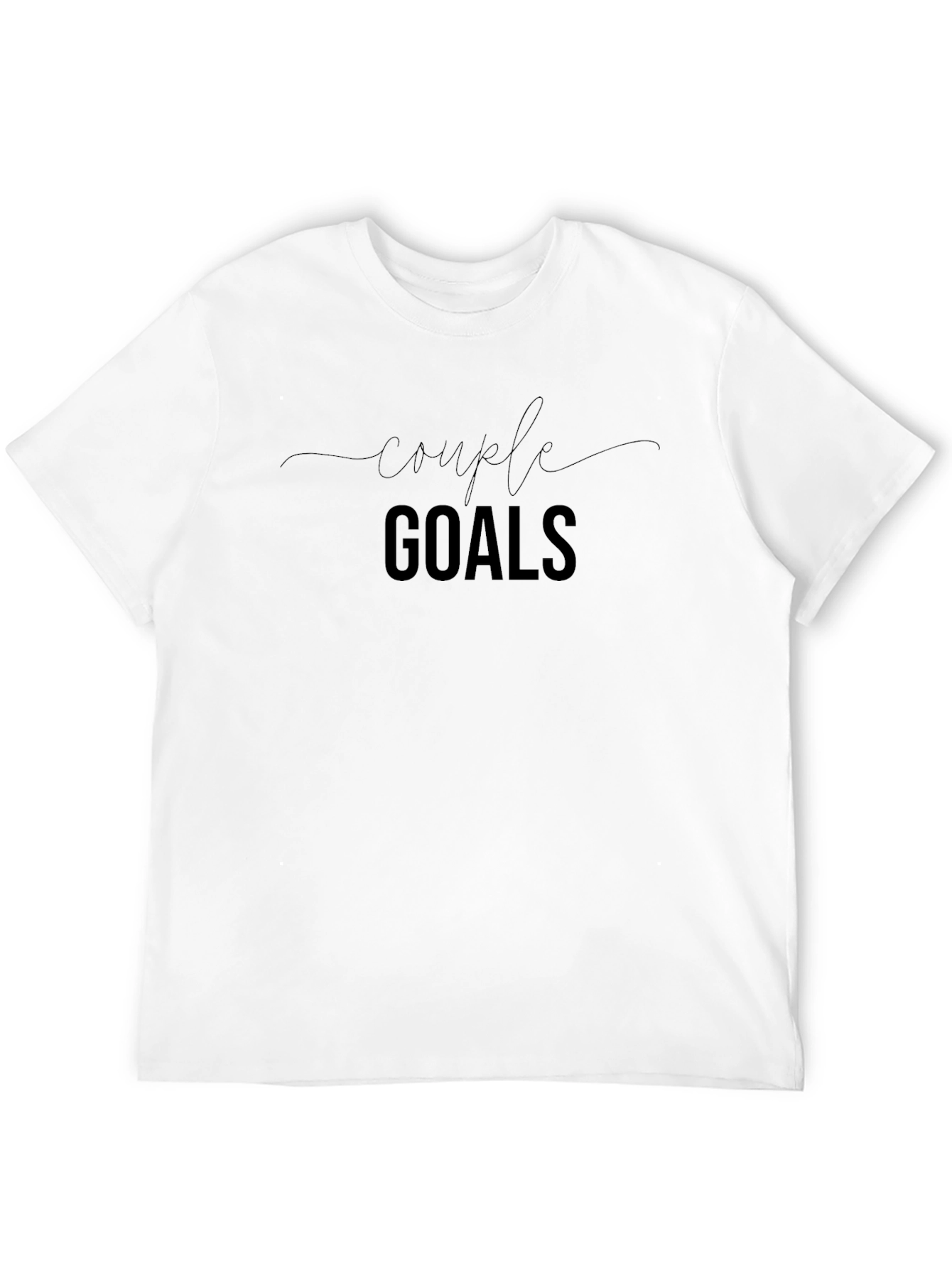 Couple Goals Black Graphic T-Shirt