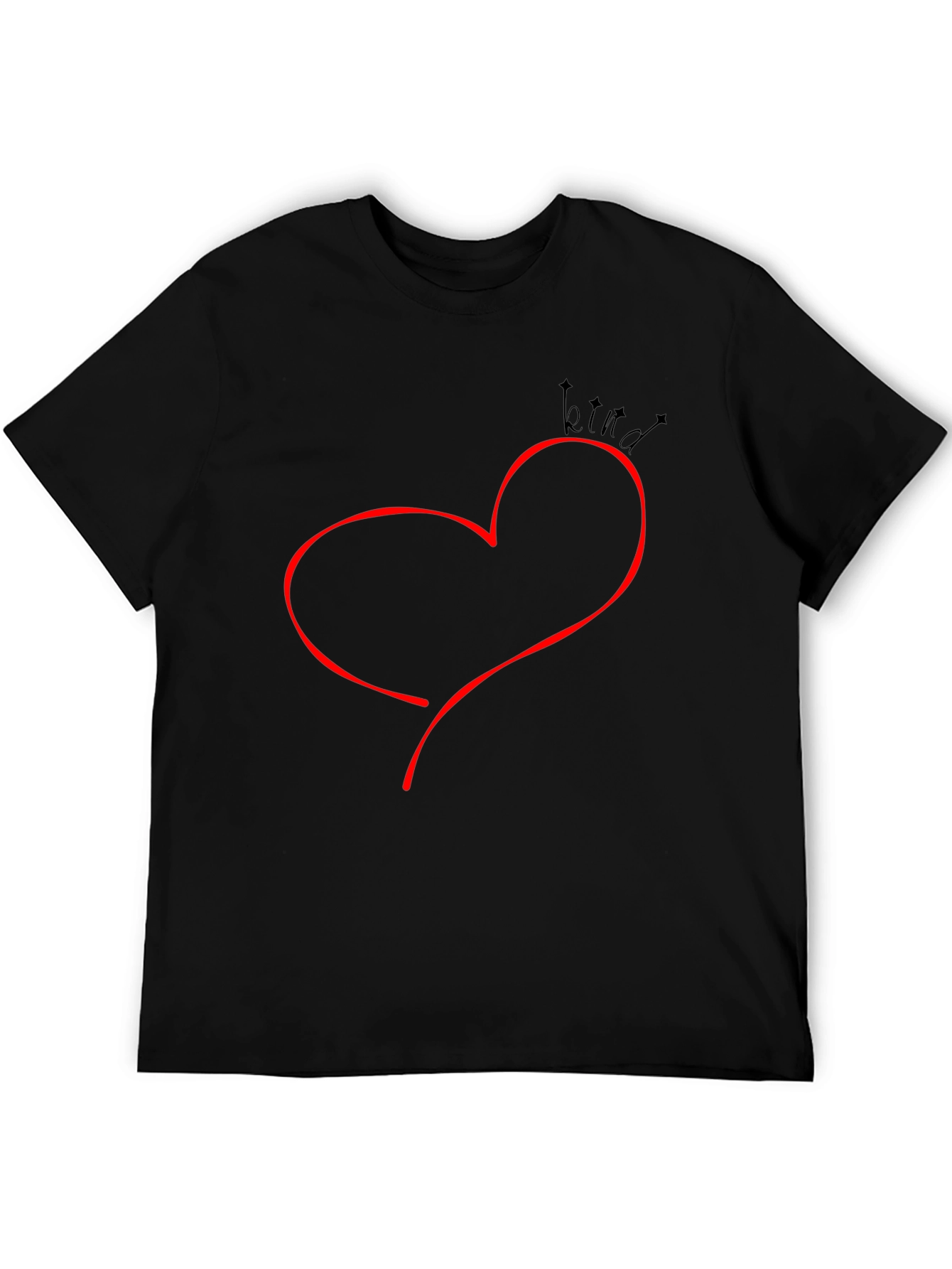Kind Heart Graphic Tee - Casual Comfort