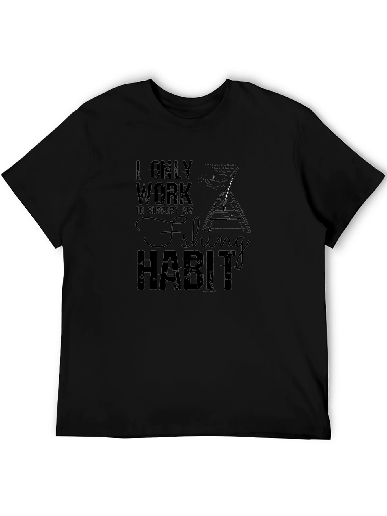 Fishing Habit T-Shirt - Funny Angler Tee