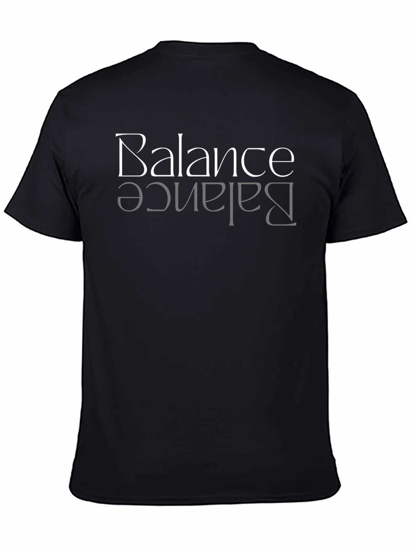 Balance Graphic Tee - Unisex Black T-Shirt