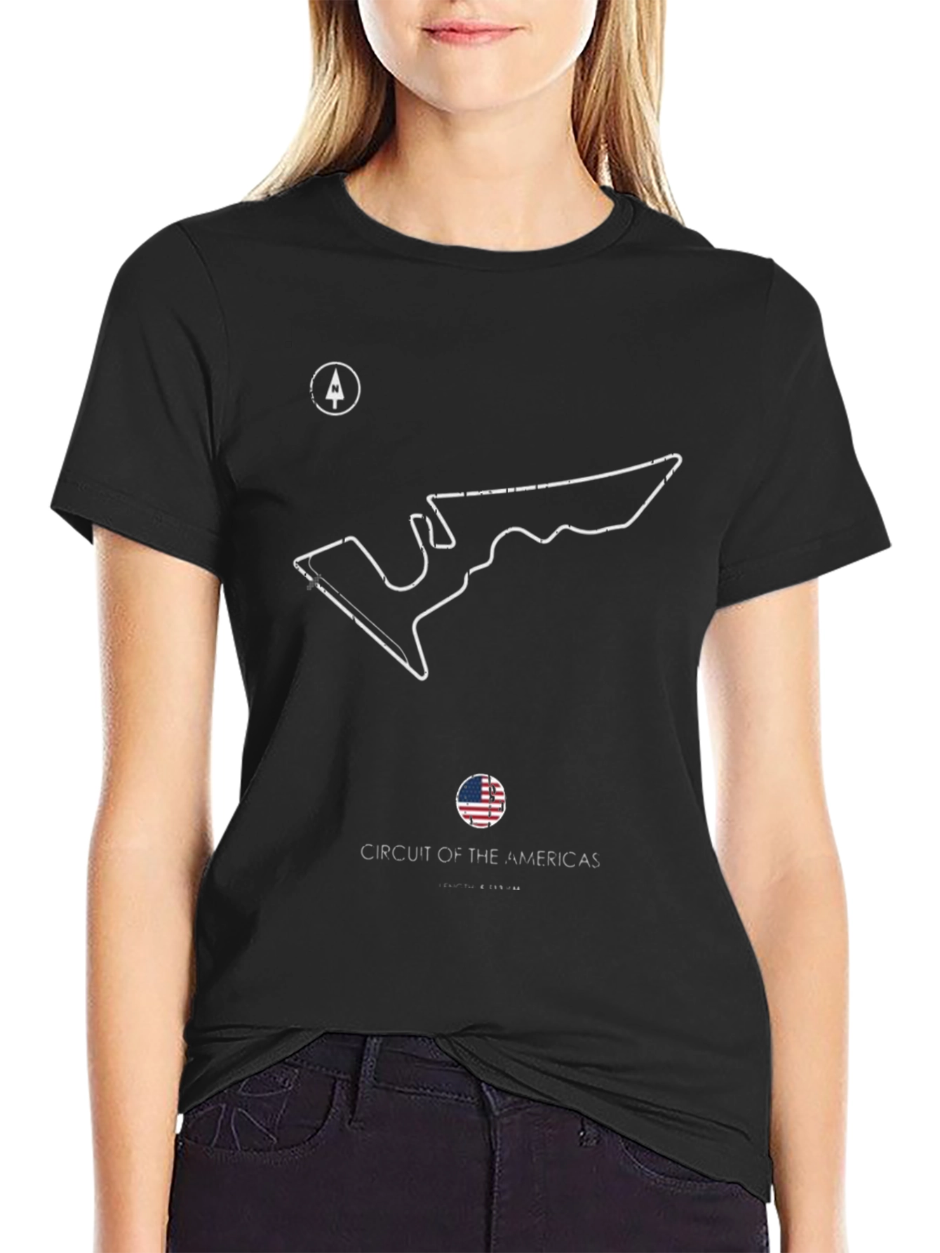Circuit of the Americas Black T-Shirt