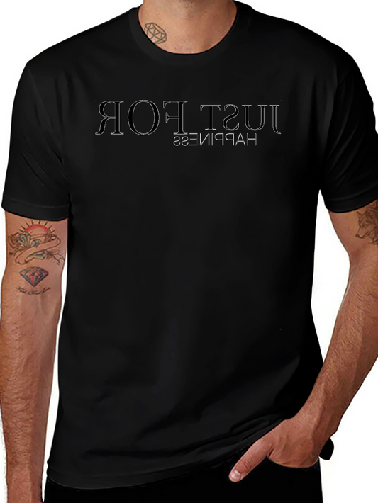 Upside Down Just For Happiness Graphic Tee
