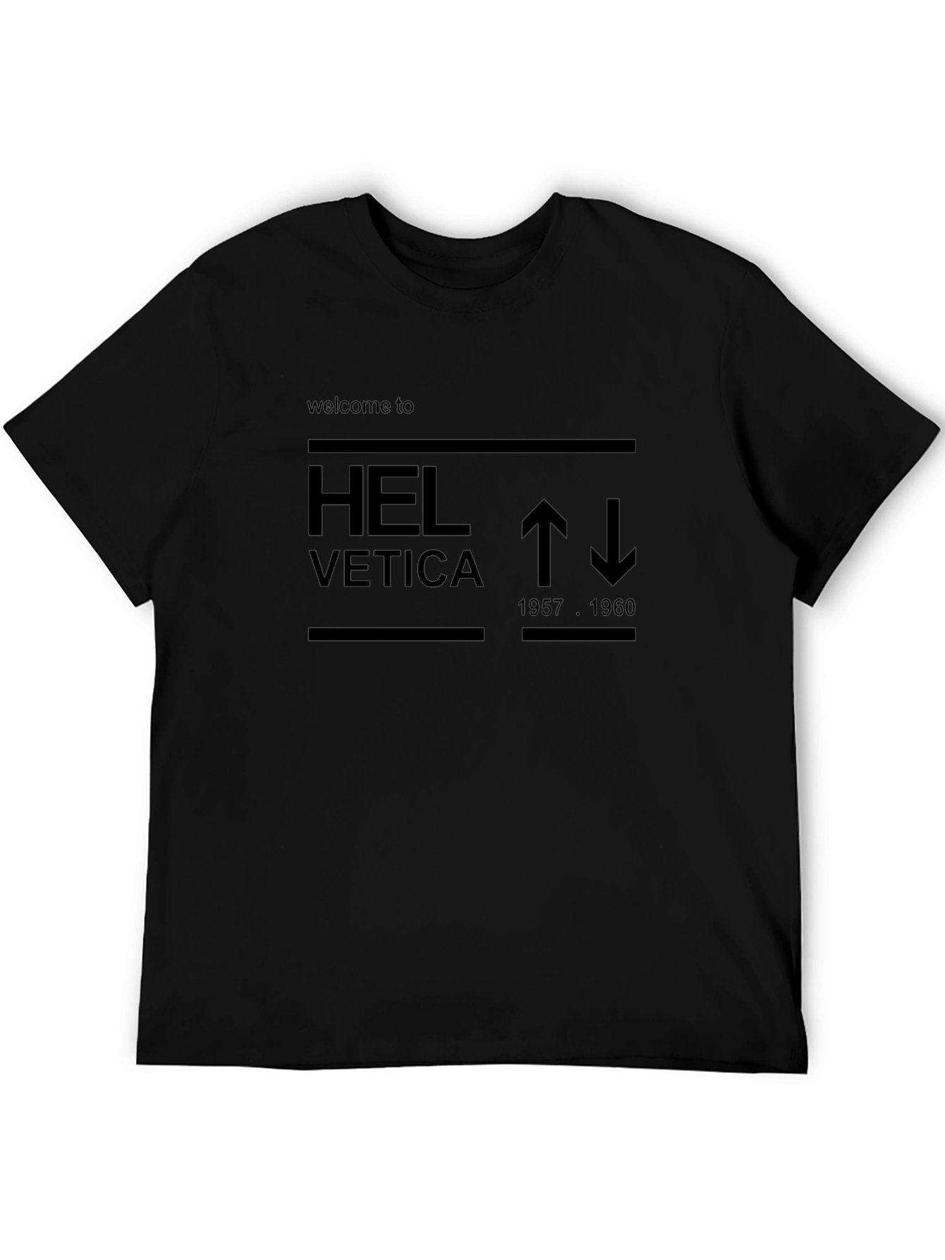 Helvetica Inspired Graphic Tee