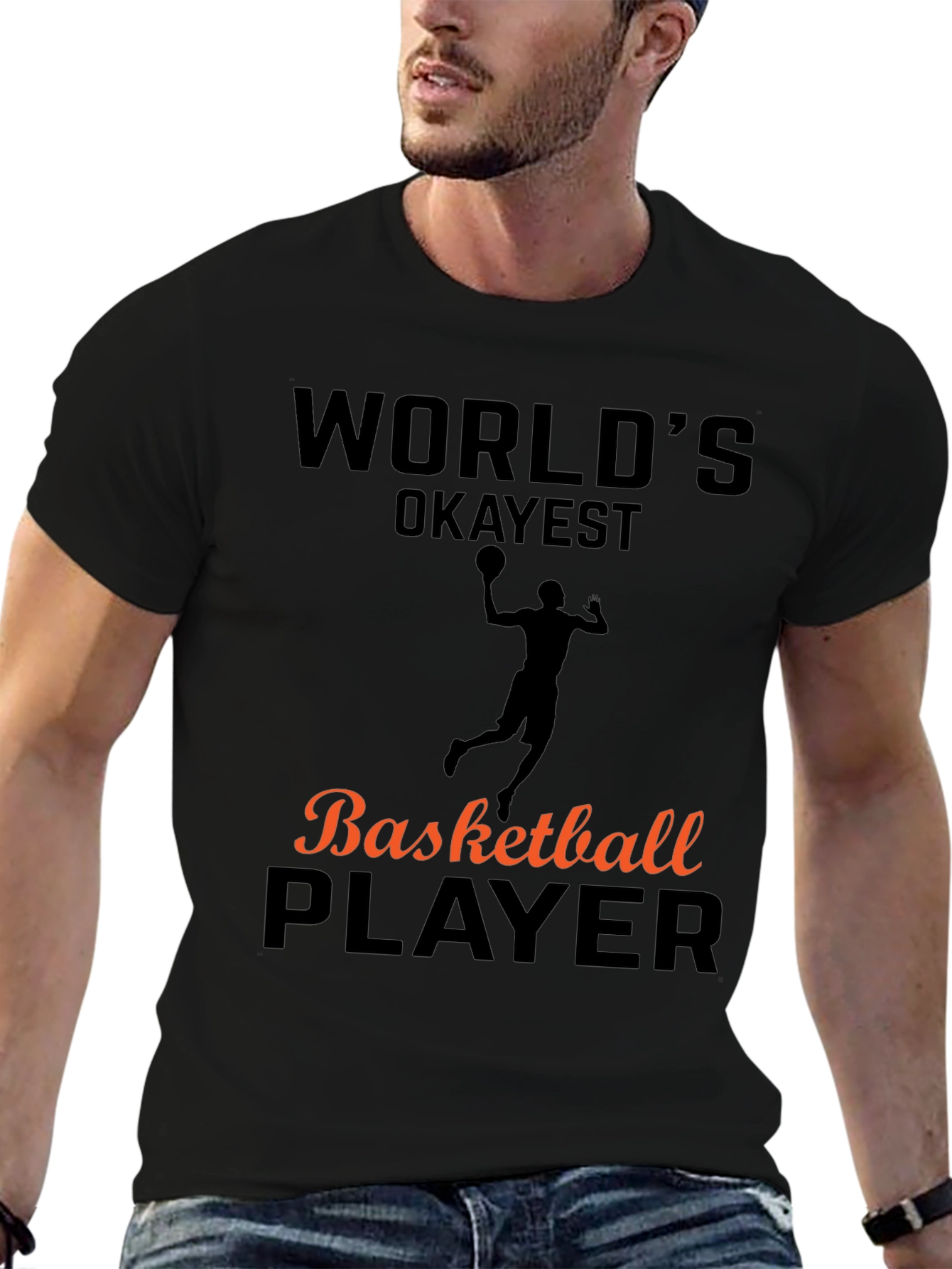 Worlds Okayest Basketball Player T-Shirt