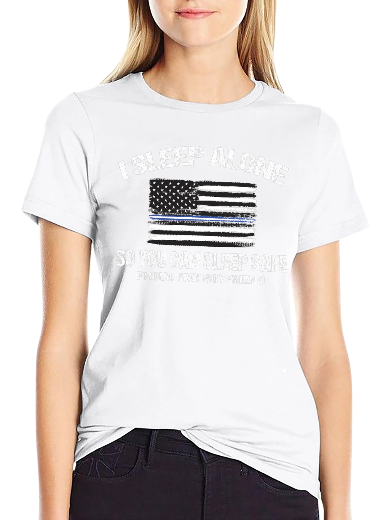 Proud EMT Boyfriend Graphic Tee