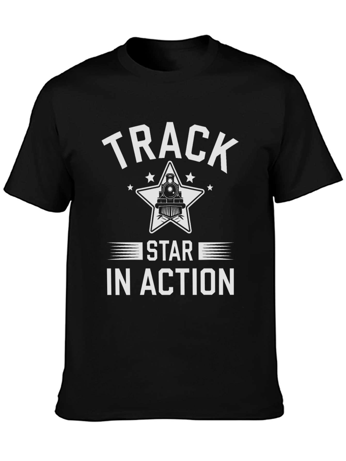 Track Star In Action Graphic T-Shirt