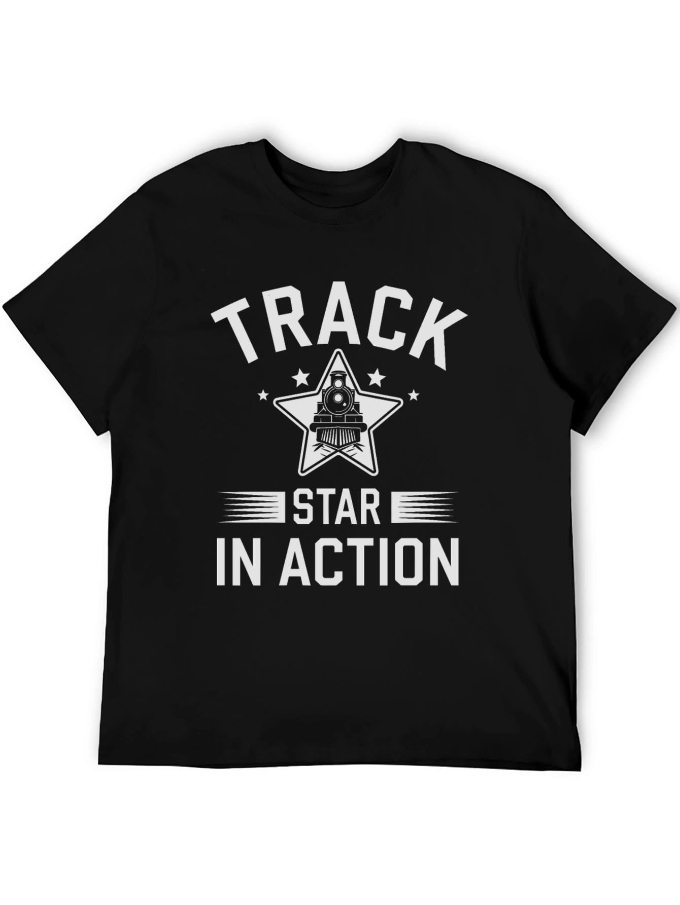 Track Star In Action Graphic T-Shirt