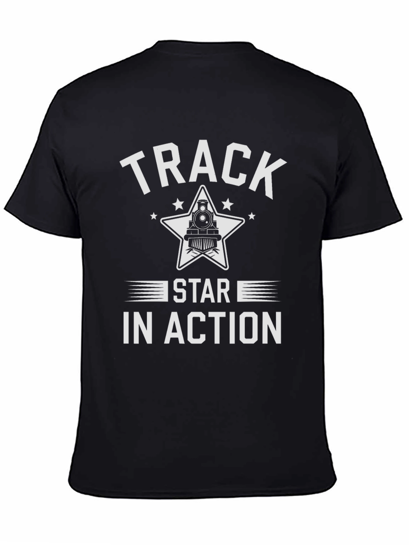 Track Star In Action Graphic T-Shirt