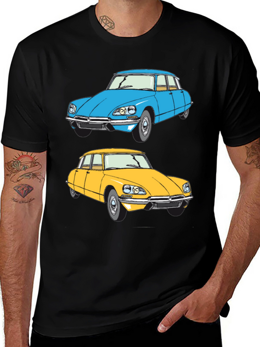 Classic Car Graphic Tee - Retro Style