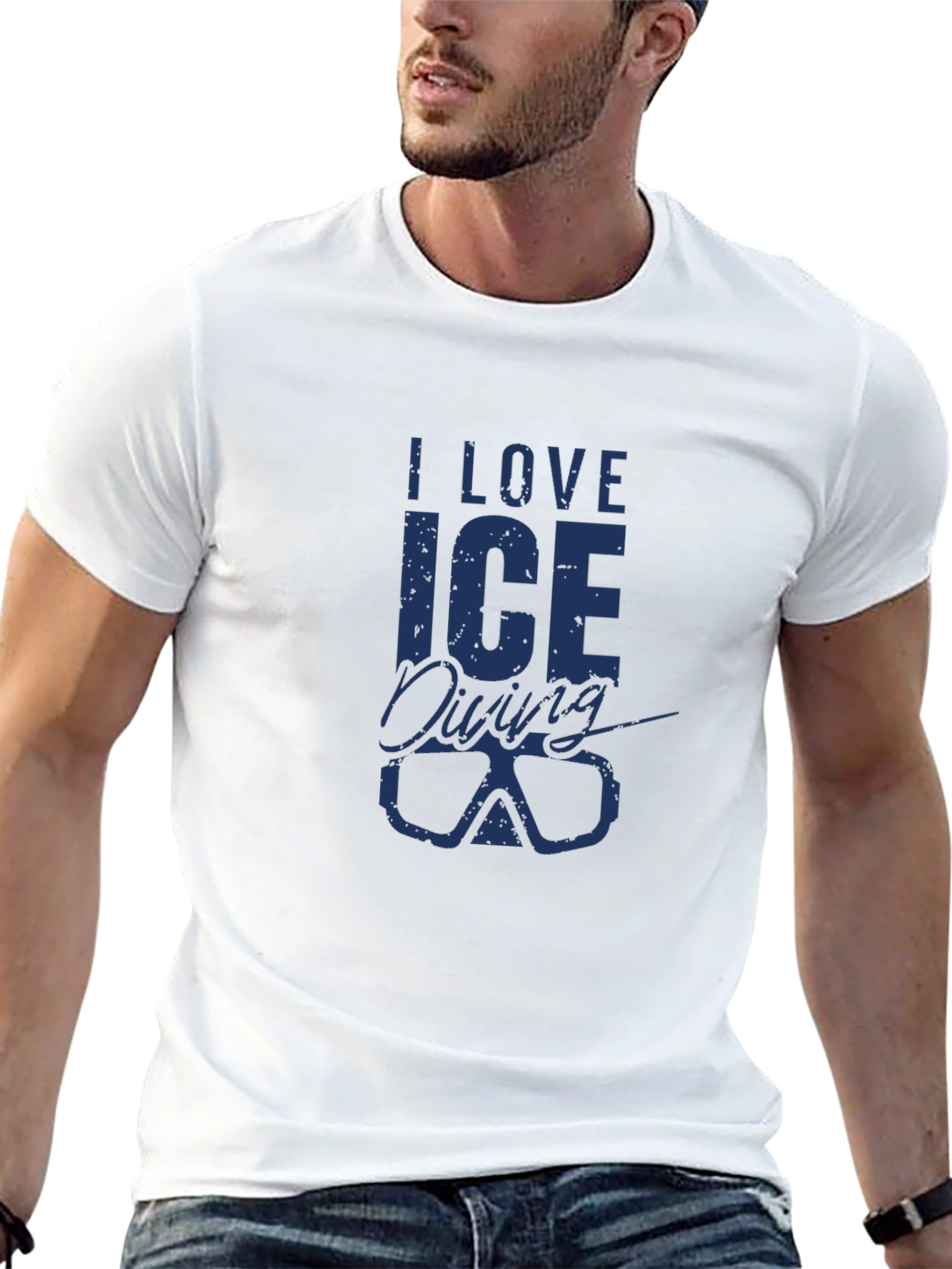 I Love Ice Diving T-Shirt - Dive into Style!