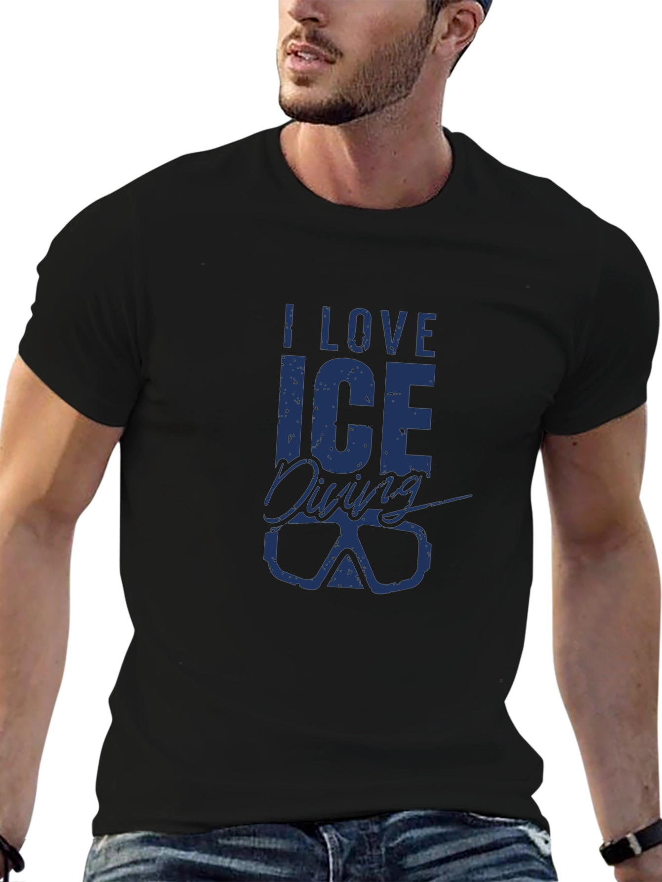 I Love Ice Diving T-Shirt - Dive into Style!