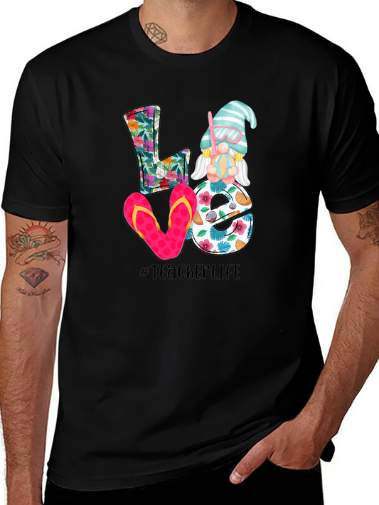 Teacher Life Summer Gnome T-Shirt