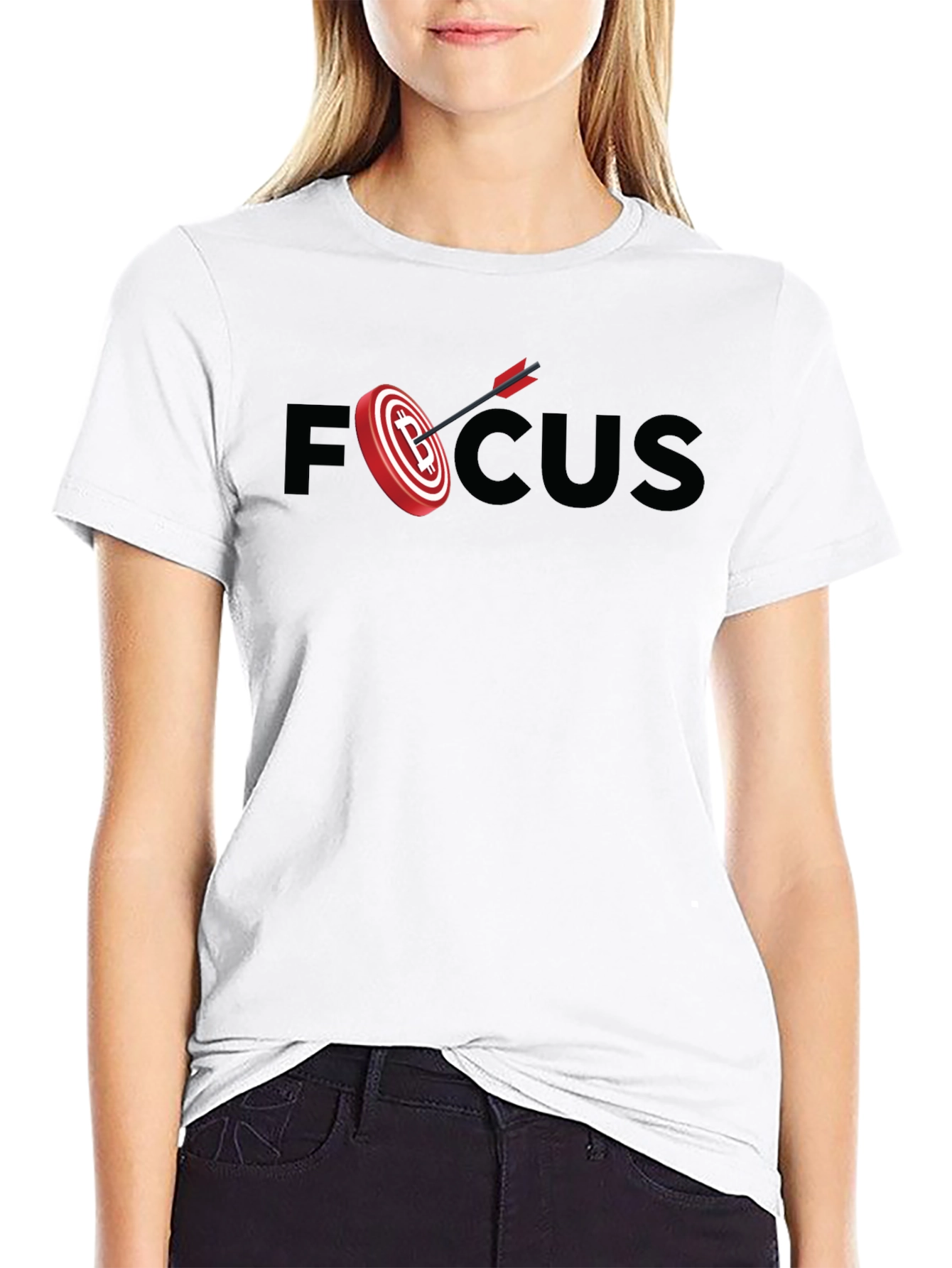Focus Bitcoin Arrow T-Shirt