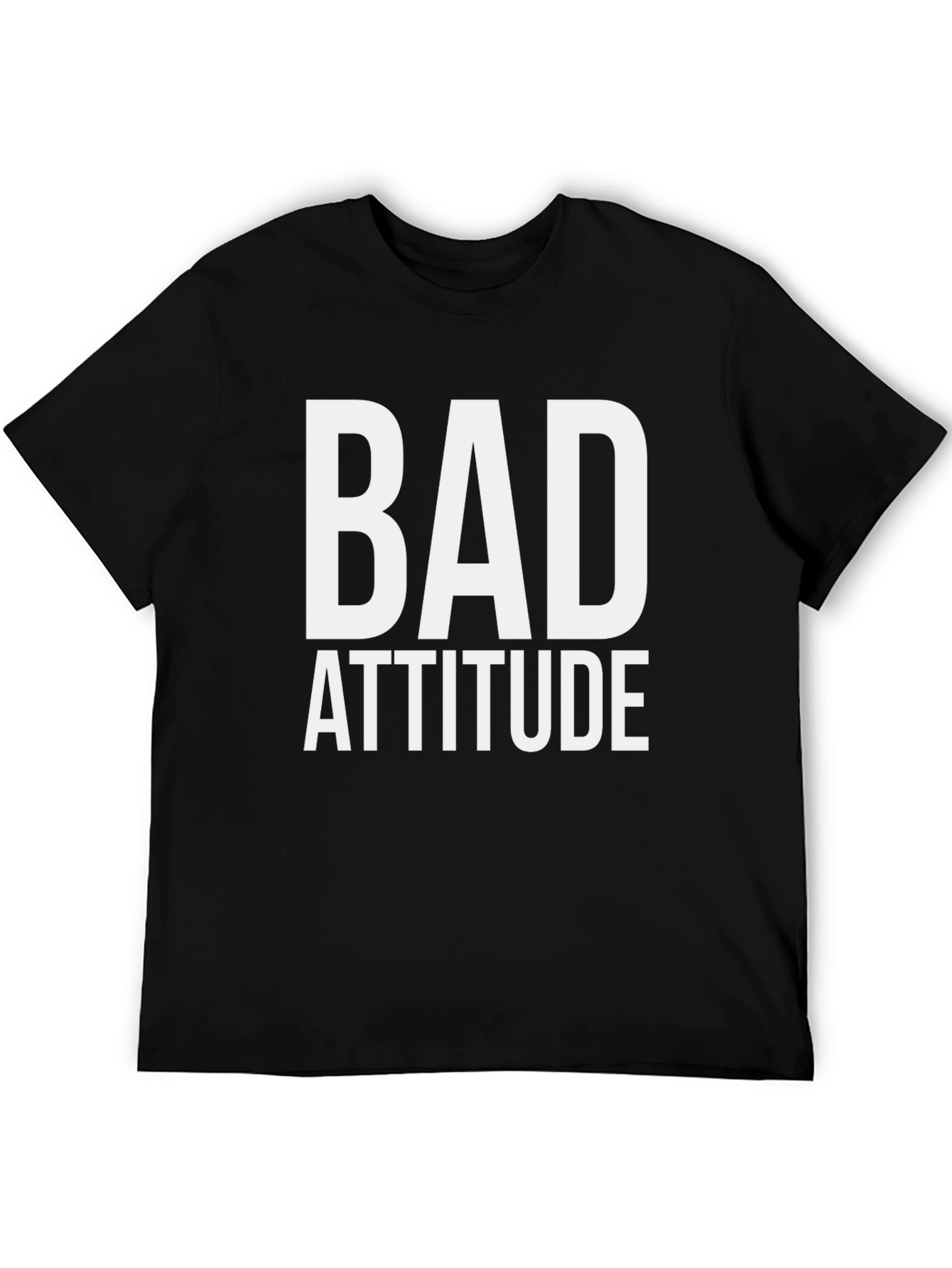Bad Attitude Graphic Tee - Mens Black T-Shirt