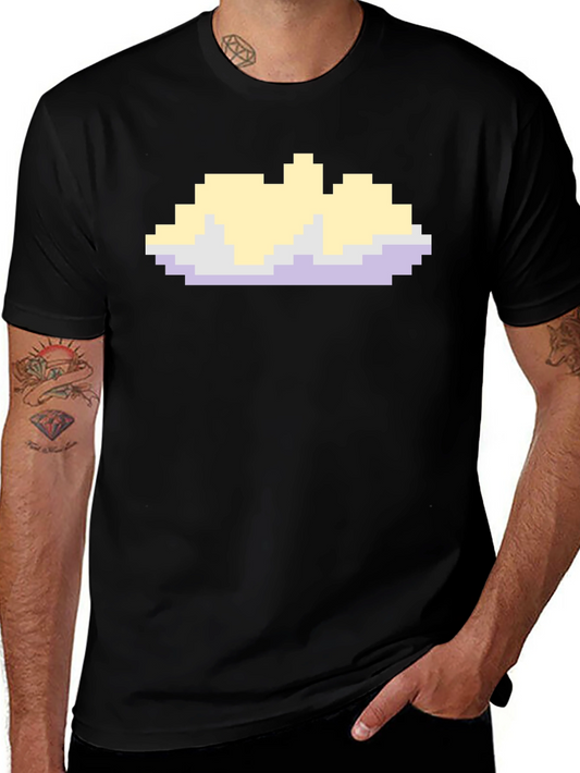 Pixel Cloud T-Shirt - Retro Gaming Style