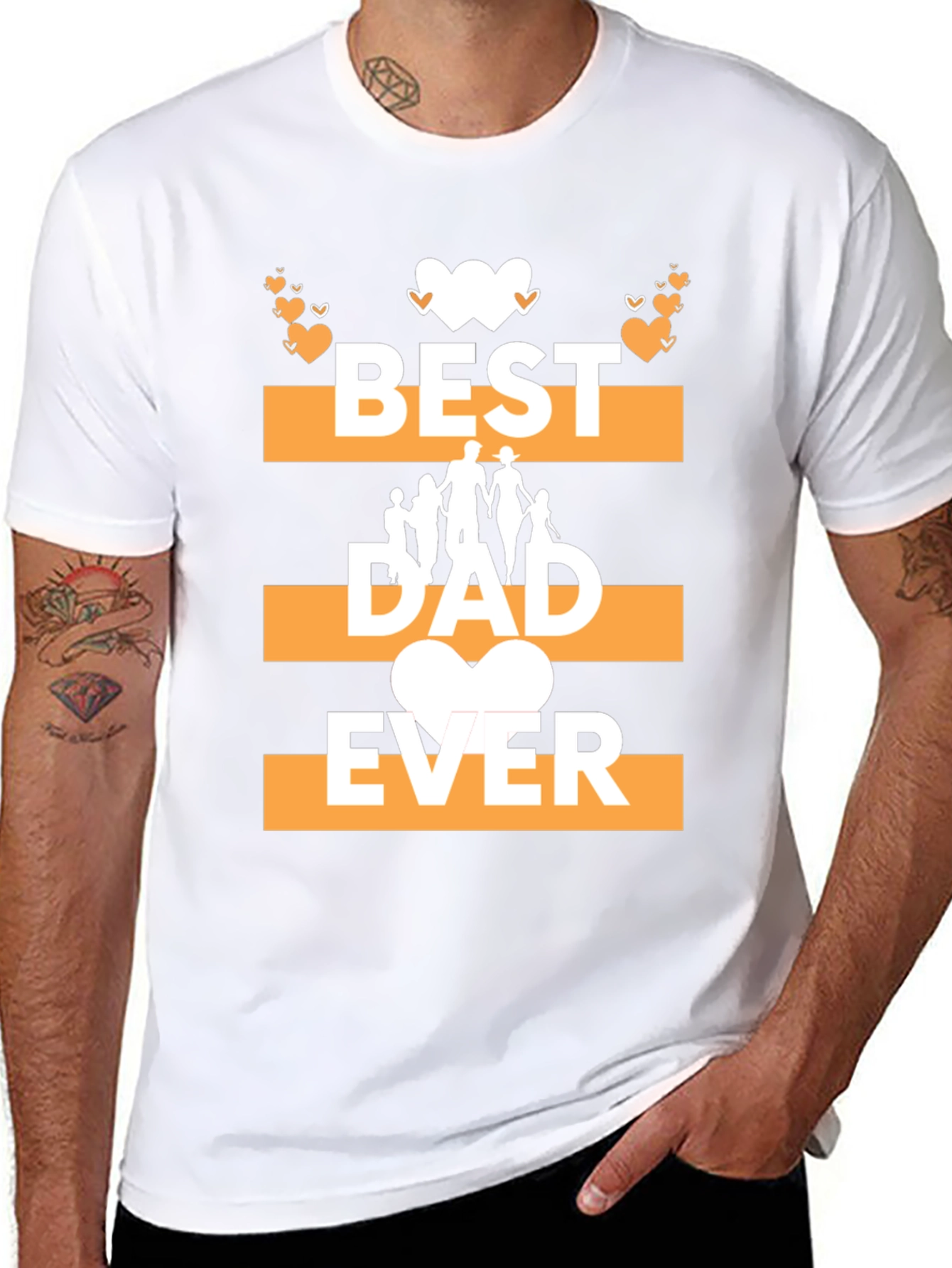 Best Dad Ever Graphic Tee - Fathers Day Gift