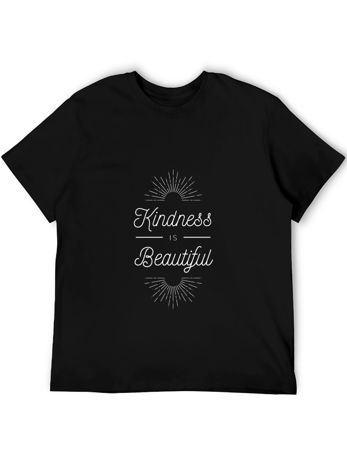 Kindness is Beautiful Black Graphic Tee