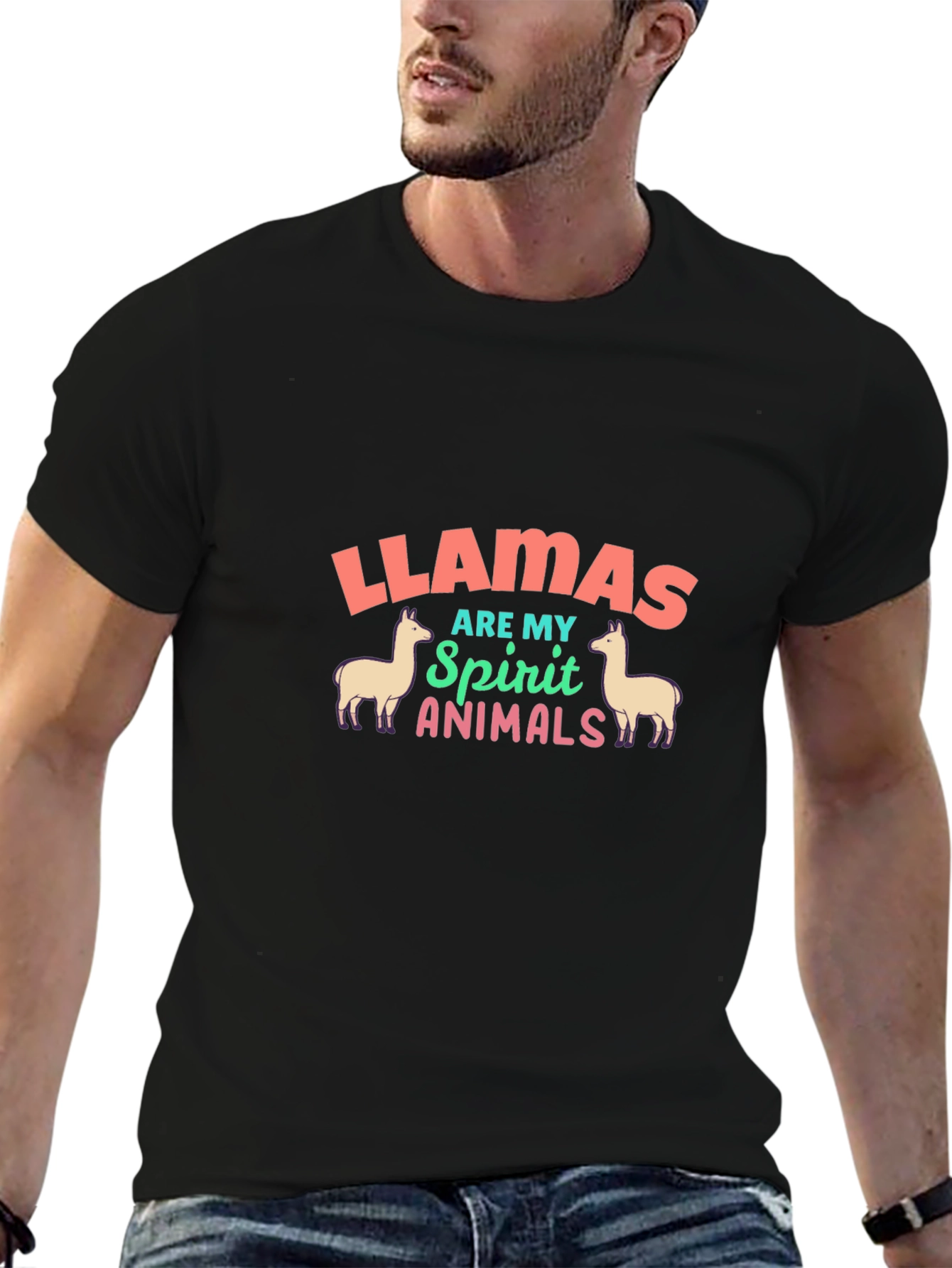 Llamas Are My Spirit Animals T-Shirt
