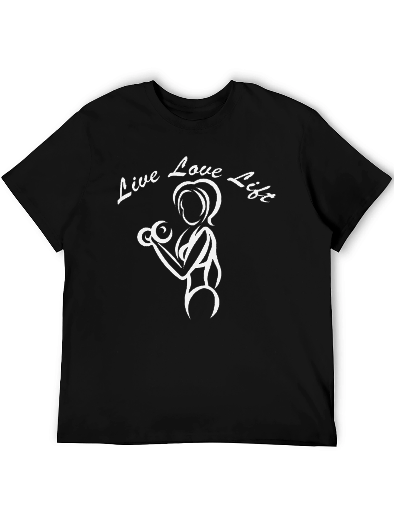 Live Love Lift Graphic Tee - Black