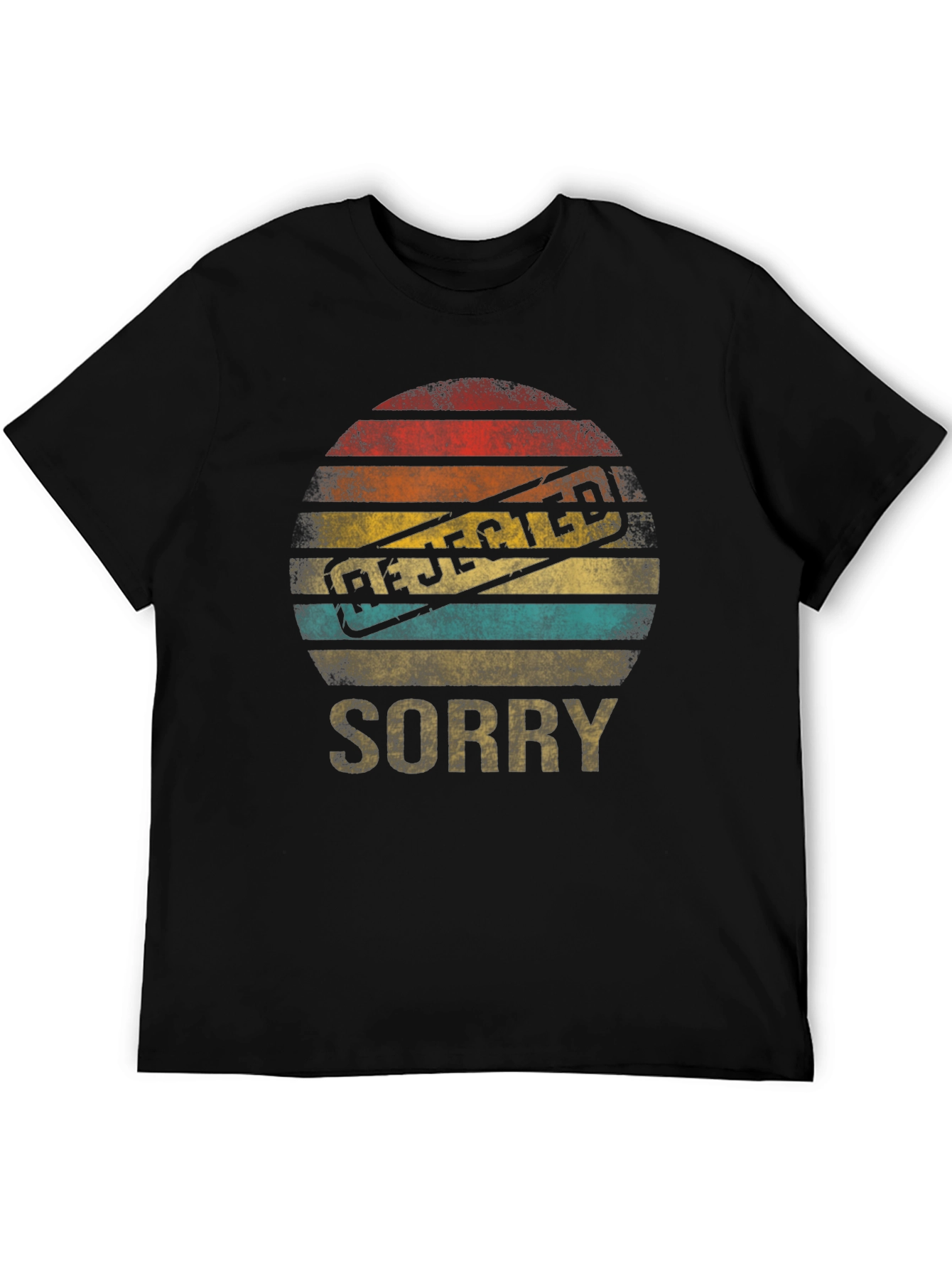 Rejected Sorry Retro Graphic T-Shirt