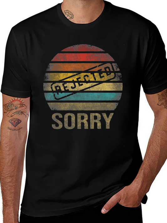 Rejected Sorry Retro Graphic T-Shirt