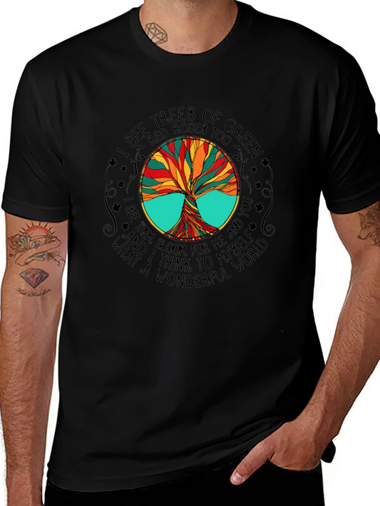 Wonderful World Tree T-Shirt - Nature Inspired Tee