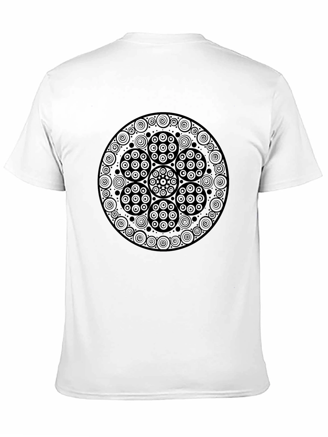 Geometric Mandala Graphic Tee - Soft Cotton Comfort