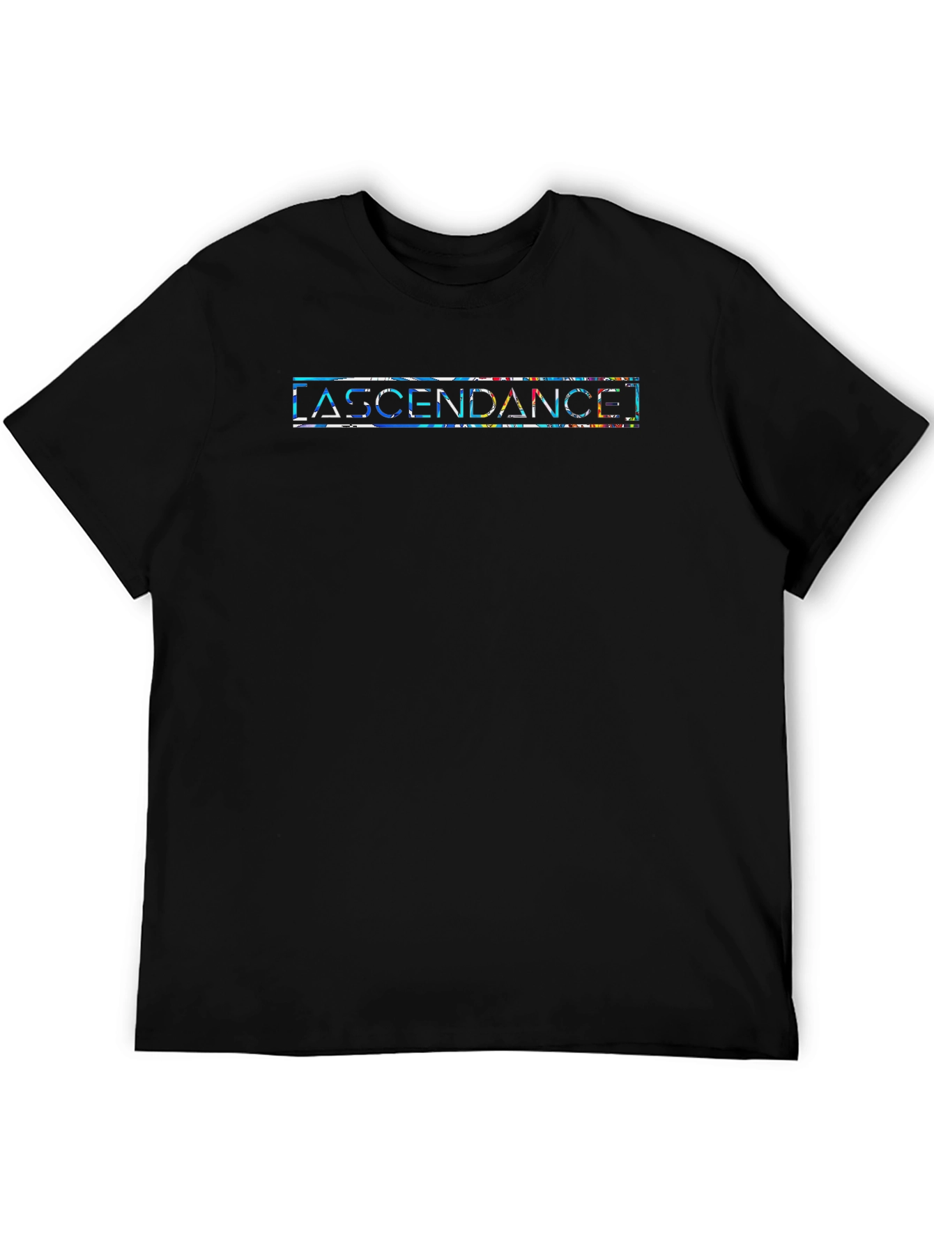 Ascendance Graphic Print Black T-Shirt