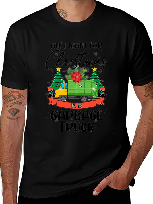 Christmas Garbage Truck T-Shirt