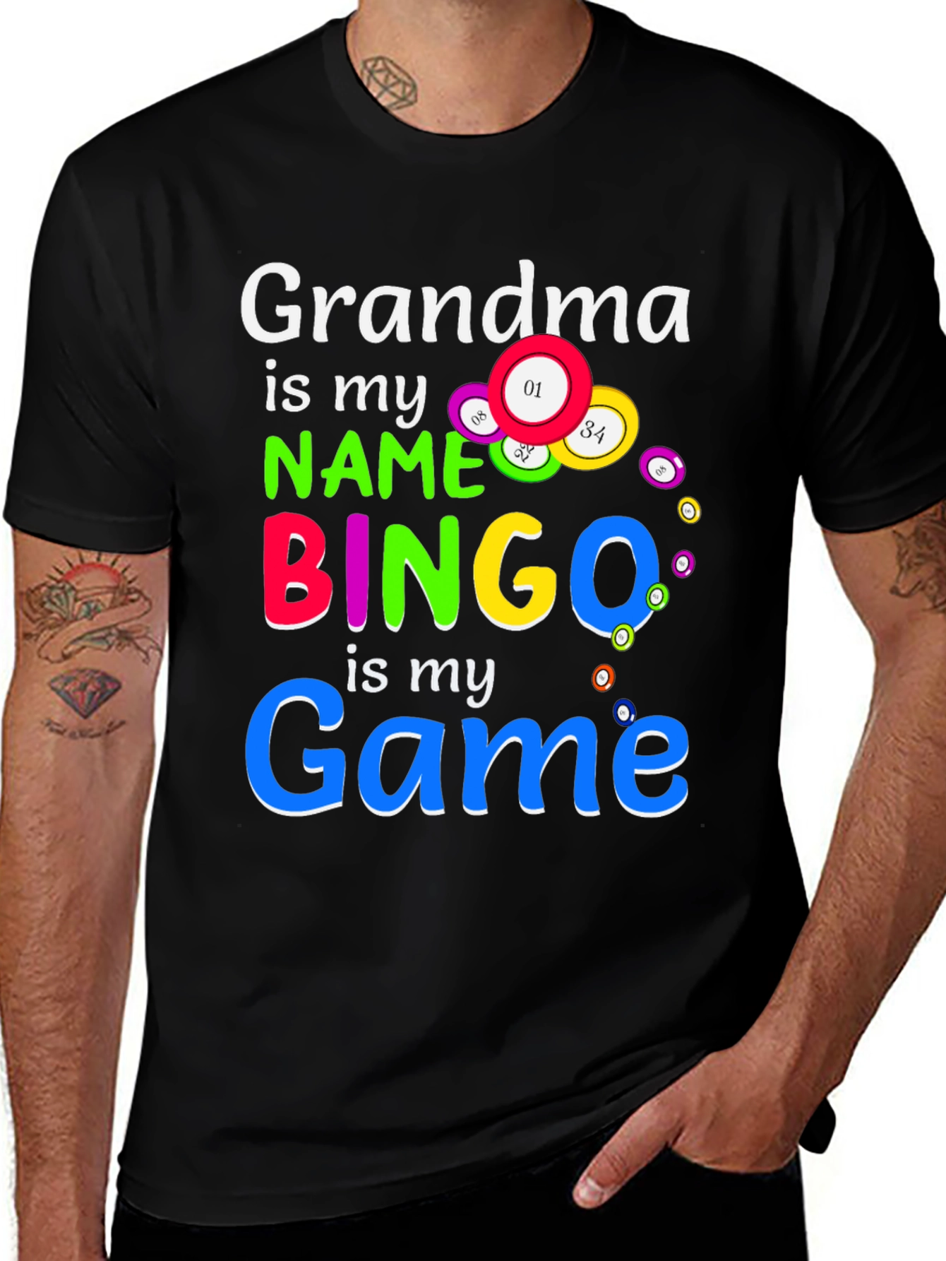 Grandma Bingo T-Shirt - Game Day Apparel