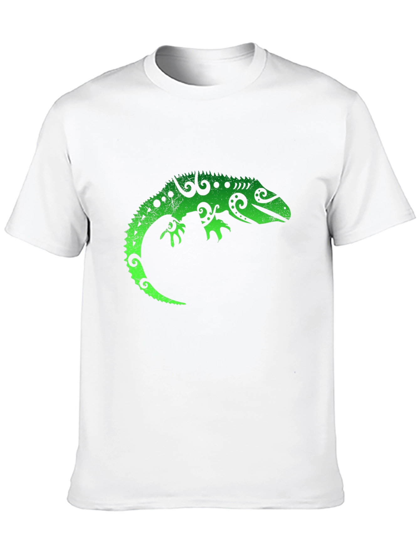 Green Lizard Graphic Tee - Cool Reptile T-Shirt