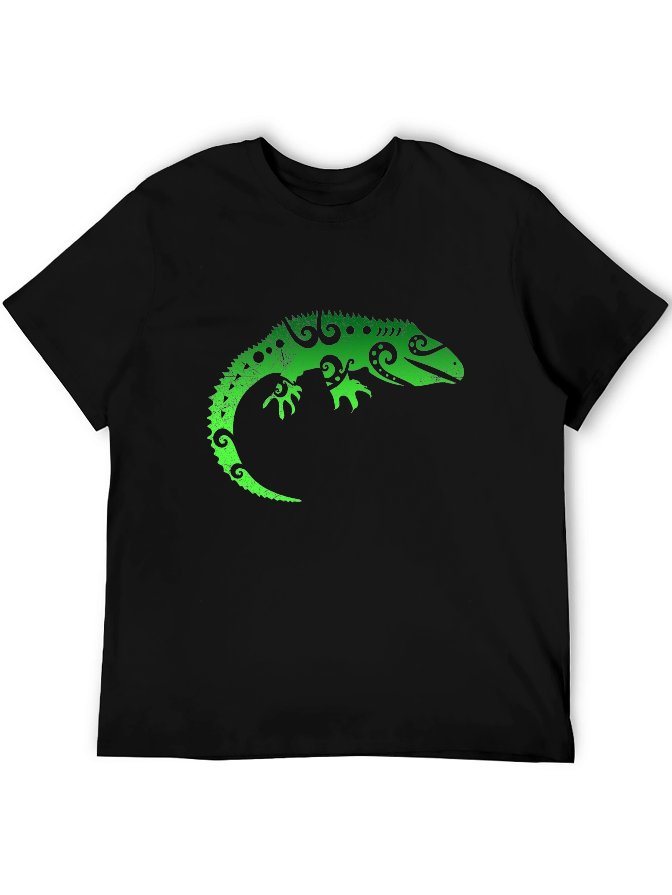Green Lizard Graphic Tee - Cool Reptile T-Shirt